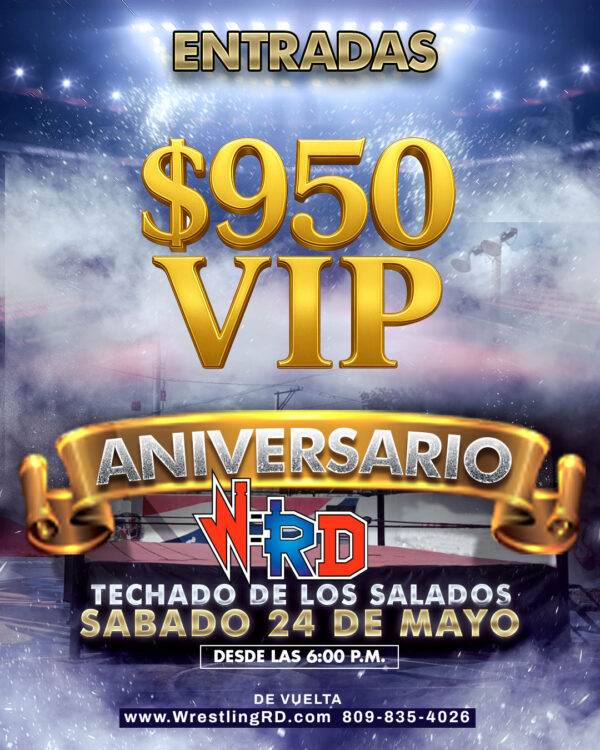 Entrada VIP – Aniversario 11 WRD